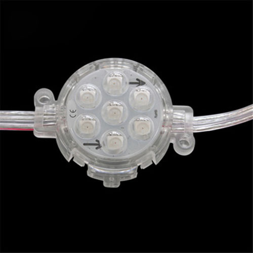 DC24V 1.7W D50mm 7LEDs Round UCS1903 Programmable RGB LED Pixel Light Module